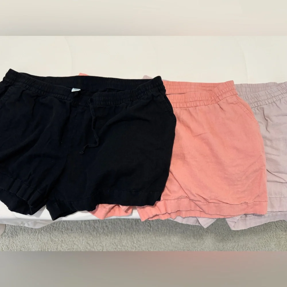3 Old Navy linen shorts XL - Picture 2 of 6